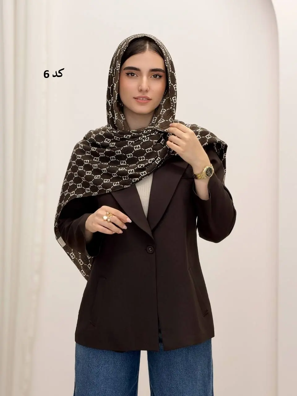 6933-شال میکس سانی